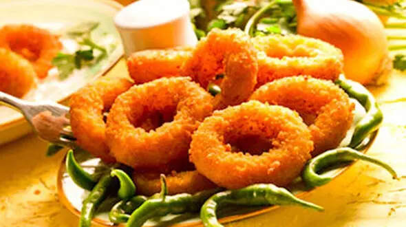 پیاز سوخاری پنیری+فیلم آموزش