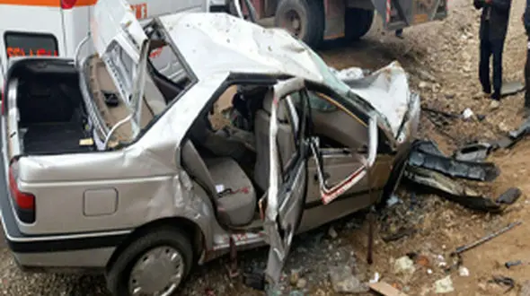 مرگ تلخ پدر و مادر جلوی چشمان فرزندان / در بم رخ داد 