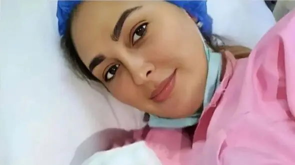 عکس / الهام حمیدی: بالاخره در پاییز  9 ماه انتظارم به سر اومد‎ دخترم ثمره عشق من و باباتی ... گرفتن دست‌های تو بهترین عاشقانه  ....