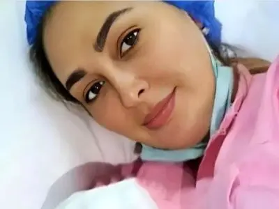 عکس / الهام حمیدی: بالاخره در پاییز  9 ماه انتظارم به سر اومد‎ دخترم ثمره عشق من و باباتی ... گرفتن دست‌های تو بهترین عاشقانه  ....