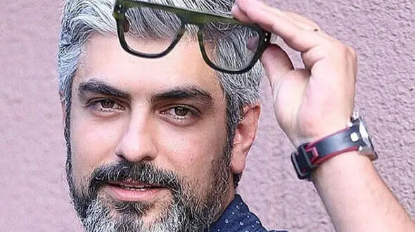 عکس خوش تیپ ترین آقای بازیگر ایرانی ! / مهدی پاکدل با موهای جوگندمی مدلینگ شد 