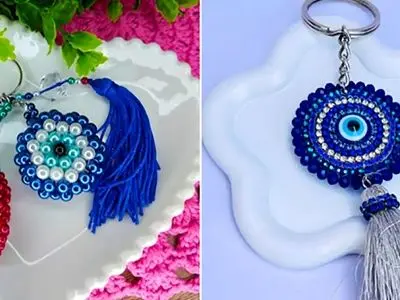 آویز دست‌ ساز چشم نظر با 15 ایده خلاقانه؛ پلی میان سنت و مدرن