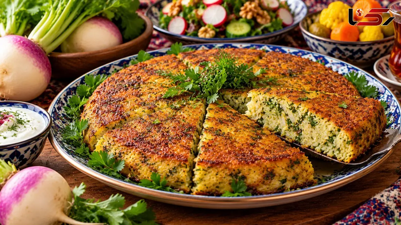 طرز تهیه کوکو شلغم