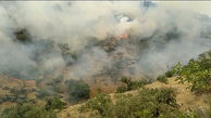 آتش سوزی هولناک در کوه بهار جاجرم