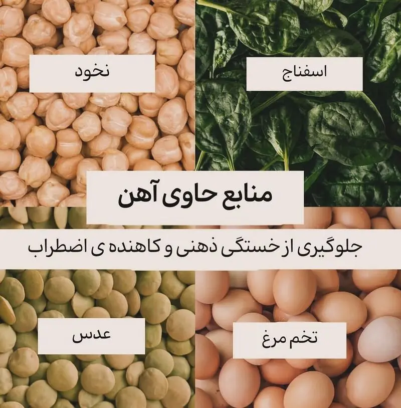 منابع حاوی آهن