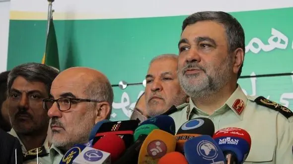 افتتاح هفدهمین نمایشگاه بین‌المللی لوازم و تجهیزات پلیسی، امنیتی و ایمنی در تهران + تصاویر 