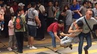  صحنه‌های خشونت‌بار درگیری در یک فروشگاه لاکچری / در هنگ کنگ رخ داد + فیلم
