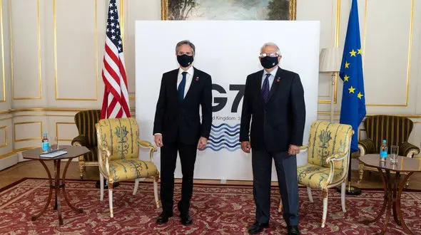  برجام روی میز امریکا / اتحادیه اروپا در نقطه رایزنی با وزیر امورخارجه امریکا