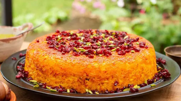 دستور پخت ته چین برای تعداد زیاد + فیلم