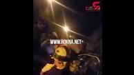 کورس مرگبار دختر و پسر لاکچری با پورشه در اصفهان / مردم به دختر اجازه فرار ندادند!+ فیلم و عکس