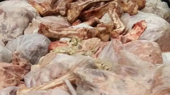 کشف گوشت فاسد در بستنی فروشی!