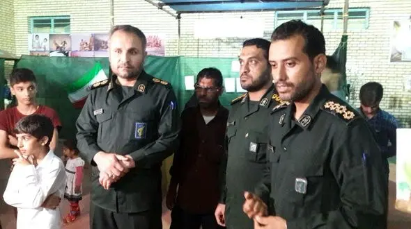 نمایشگاه اقتصاد مقاومتی درشهر دوراهک شهرستان دیر برپا شد