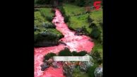 تصاویری خاص و دیدنی از رودخانه قرمز در پرو+فیلم