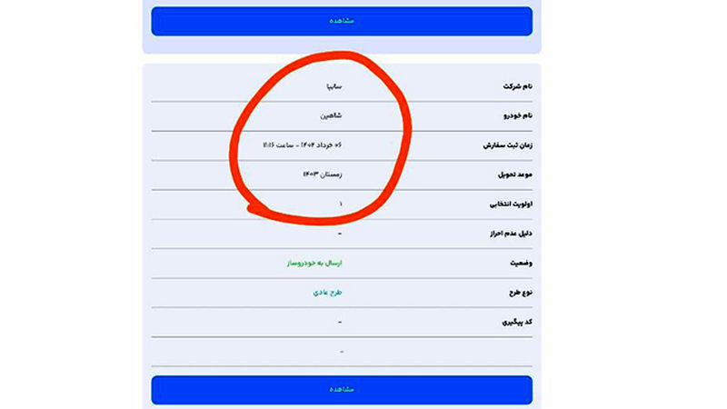 متقاضیان شاهین