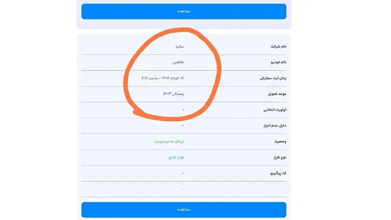 متقاضیان شاهین