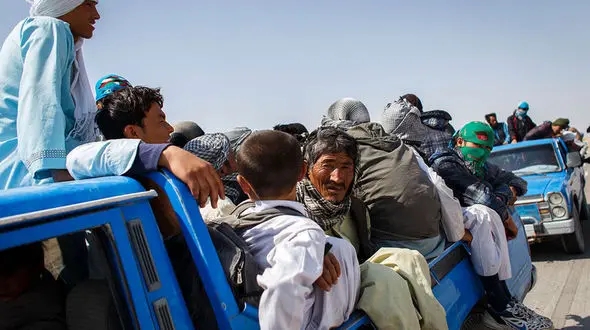 فیلم خلاقیت عجیب راننده وانت در قاچاق انسان ! / هوش از سرتان می پراند !