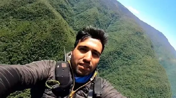 جزئیات مرگ دلخراش پاراگلایدر سوار همدانی + عکس