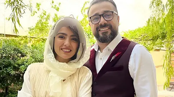 تصویری از عاشقانه جدید تازه داماد سینمای ایران+عکس