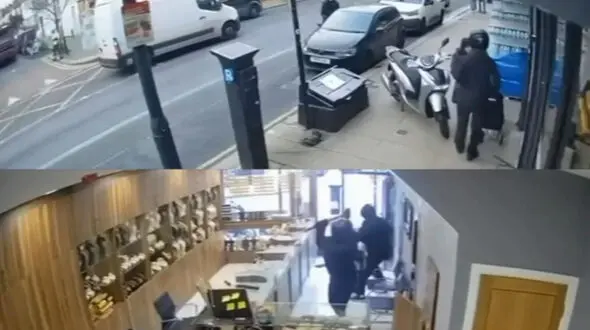 فیلم لحظه حمله با قمه به فروشگاه آب‌طلایی / مردم مقابل مجرمان ایستادند