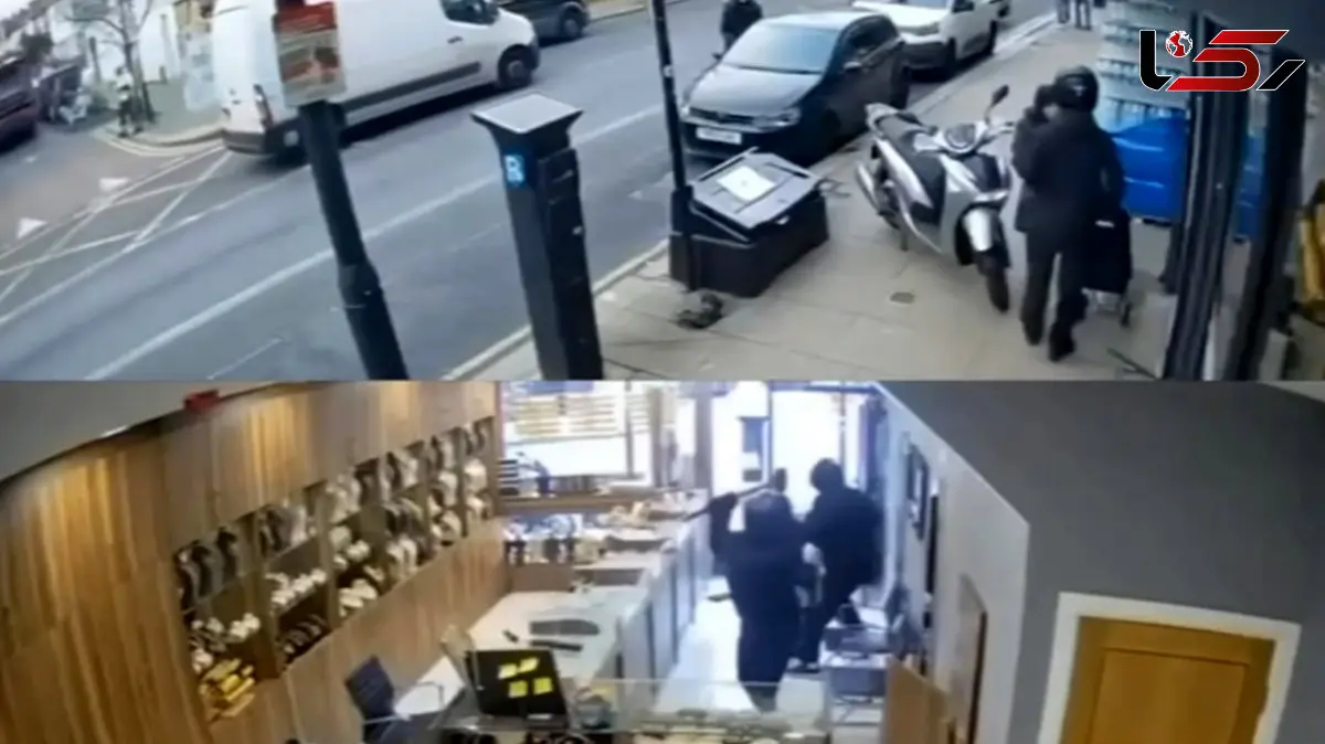 فیلم لحظه حمله با قمه به فروشگاه آب‌طلایی / مردم مقابل مجرمان ایستادند