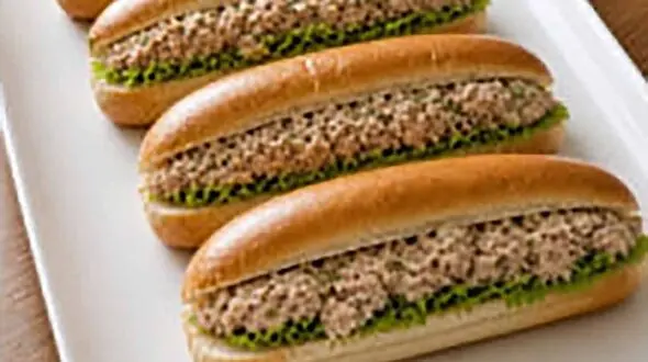 طرز تهیه ساندویچ تن ماهی / فیلم