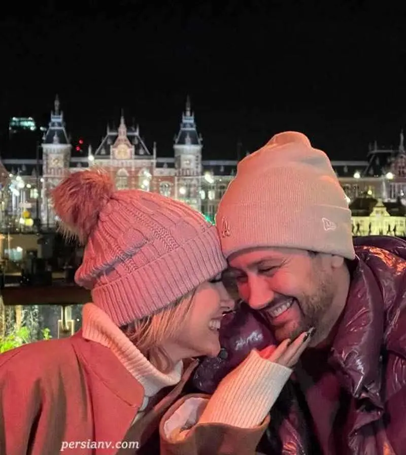 شاهرخ استخری و همسر