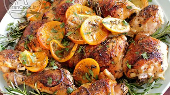 تهیه مرغ کبابی با طعم مرکبات