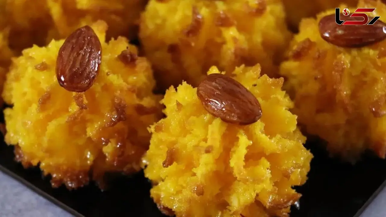 طرز تهیه شیرینی رز نارگیلی مخصوص ماه رمضان / فیلم
