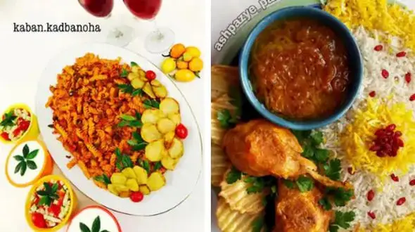 ایده‌ های جذاب برای تزئین غذا و سفره آرایی با طعم ایرانی