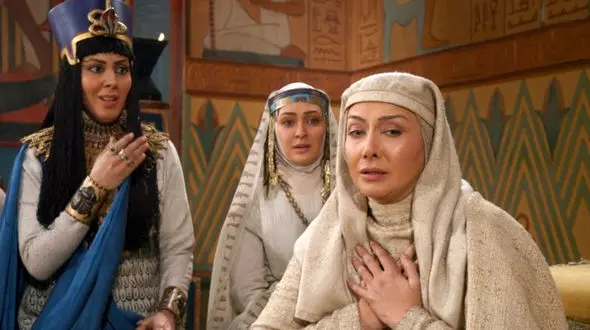 زیبایی منحصربفرد  بازیگر نقش«زلیخا» در مراسم تقدیر از سریال «یوسف پیامبر» /  سال 1387 + عکس