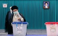 Ayatollah Khamenei casts his vote for Presidential election