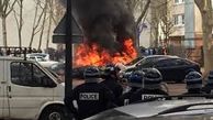 دستگیری 2 نفر به خاطر آتش زدن 21 خودرو+ عکس