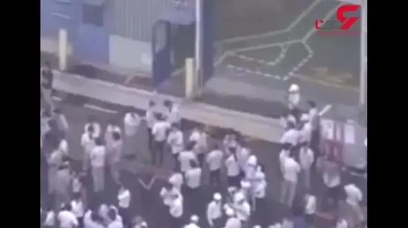 آتش سوزی در دفتر مرکزی تویوتا در ژاپن + فیلم