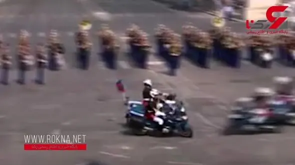 روز ملی فرانسه با اشتباه هواپیماهای فرانسوی در ترسیم پرچم این کشور و تصادف موتورسواران در رژه خبرساز شد+ فیلم 