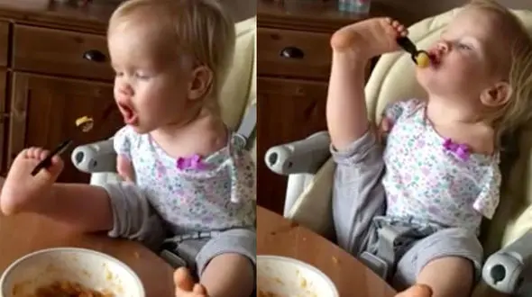 کودک بی دست شگفتی ساز شد