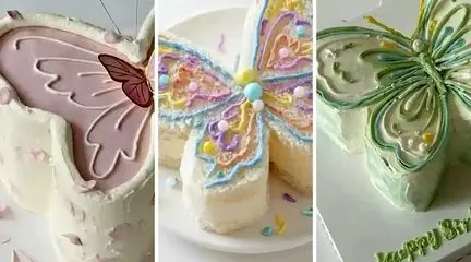 15 مدل رویایی کیک پروانه ای که جشن شما را خاطره انگیز می کند