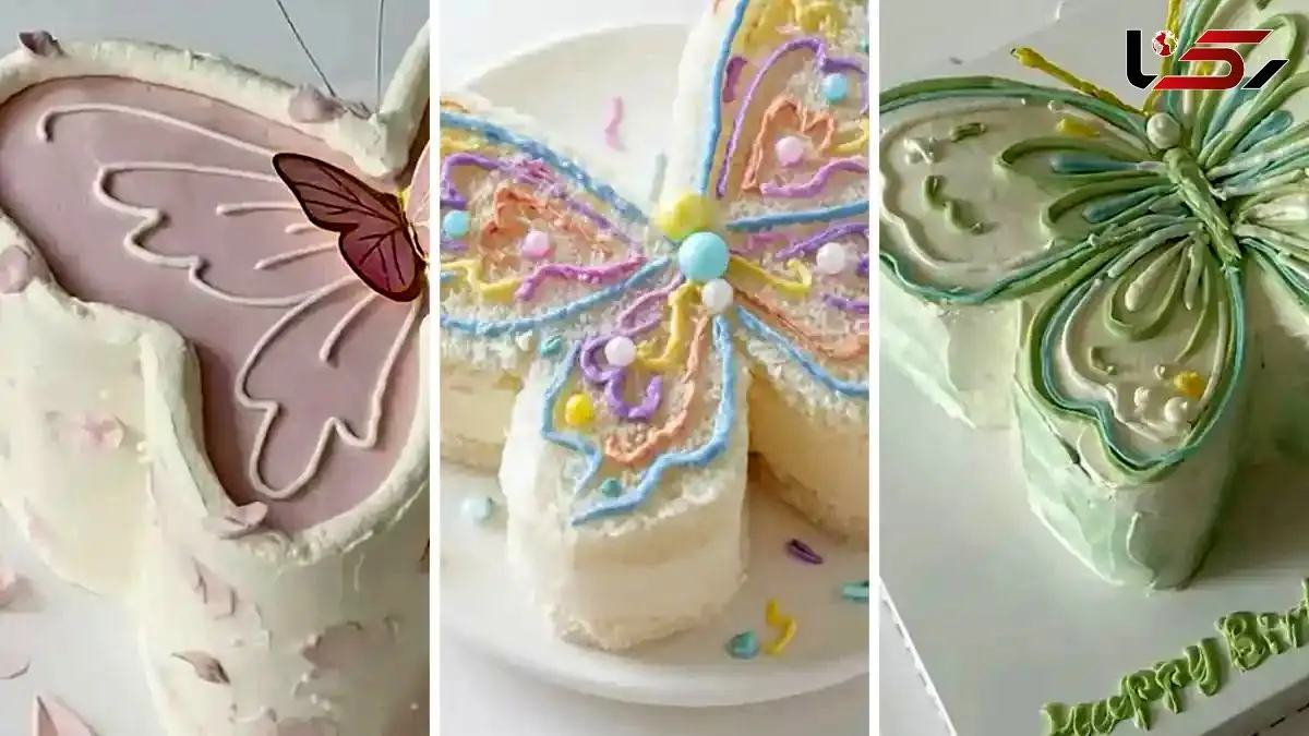 15 مدل رویایی کیک پروانه ای که جشن شما را خاطره انگیز می کند
