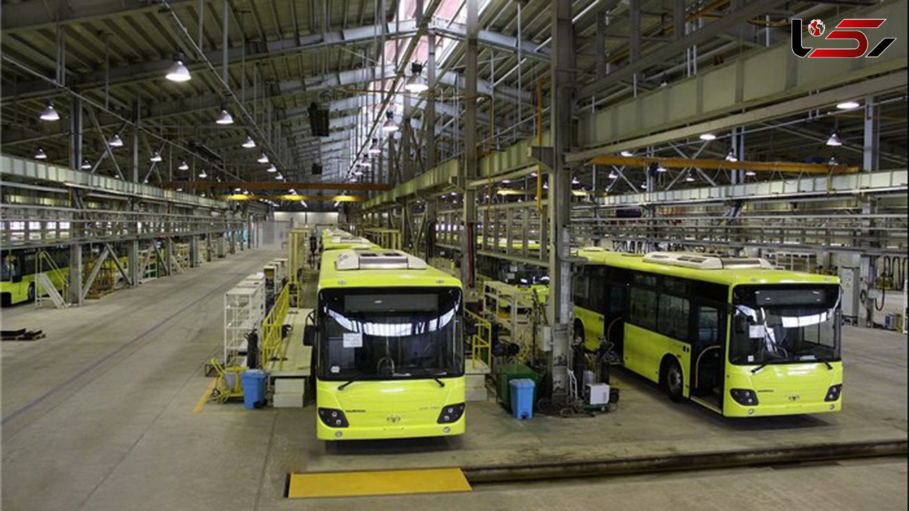 جدیدترین وضعیت تولید اتوبوس در ایران
