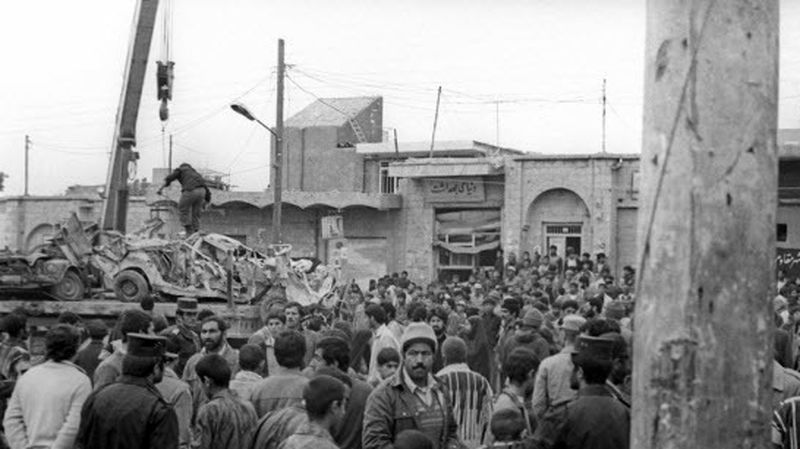 تصاویر زیر‌خاکی از حمله موشکی به شهر مسجد سلیمان در ۴ دی ماه ۱۳۶۲