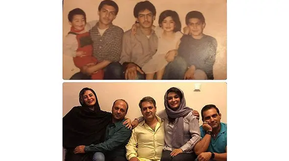 بازسازی دیدنی یک عکس قدیمی توسط لیندا کیانی و اعضای خانواده اش! +عکس 