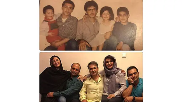 بازسازی دیدنی یک عکس قدیمی توسط لیندا کیانی و اعضای خانواده اش! +عکس 