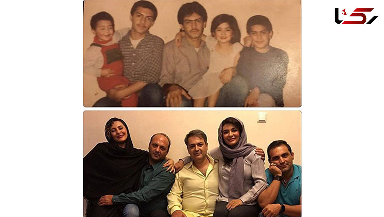 بازسازی دیدنی یک عکس قدیمی توسط لیندا کیانی و اعضای خانواده اش! +عکس 