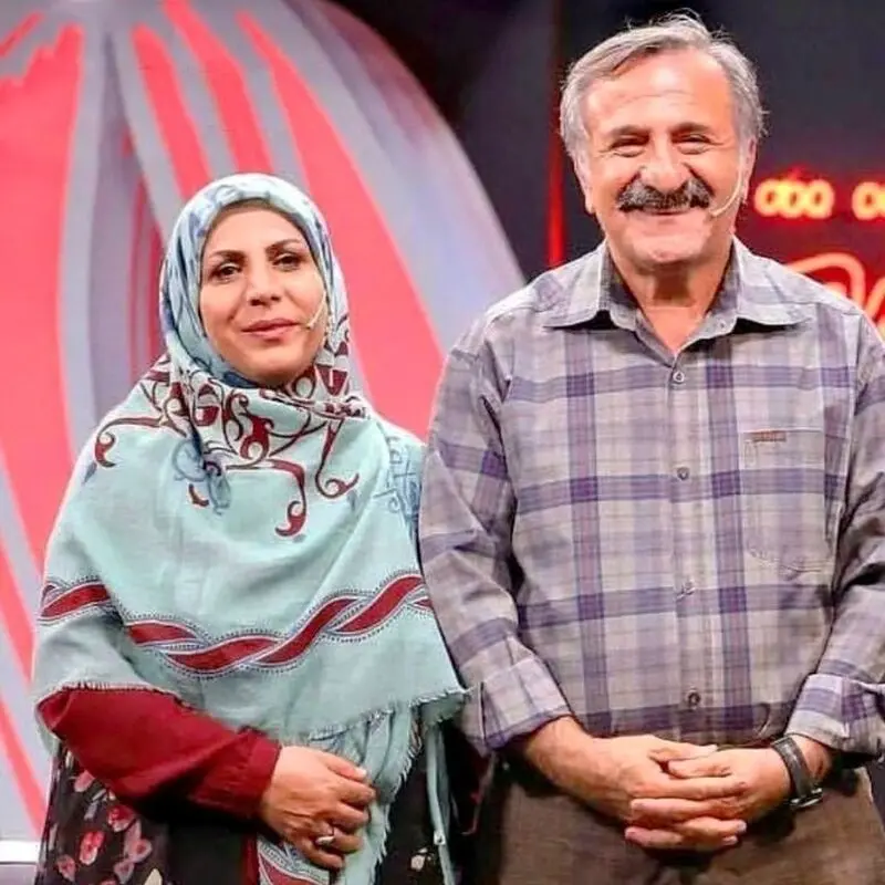 مهران رجبی و همسرش