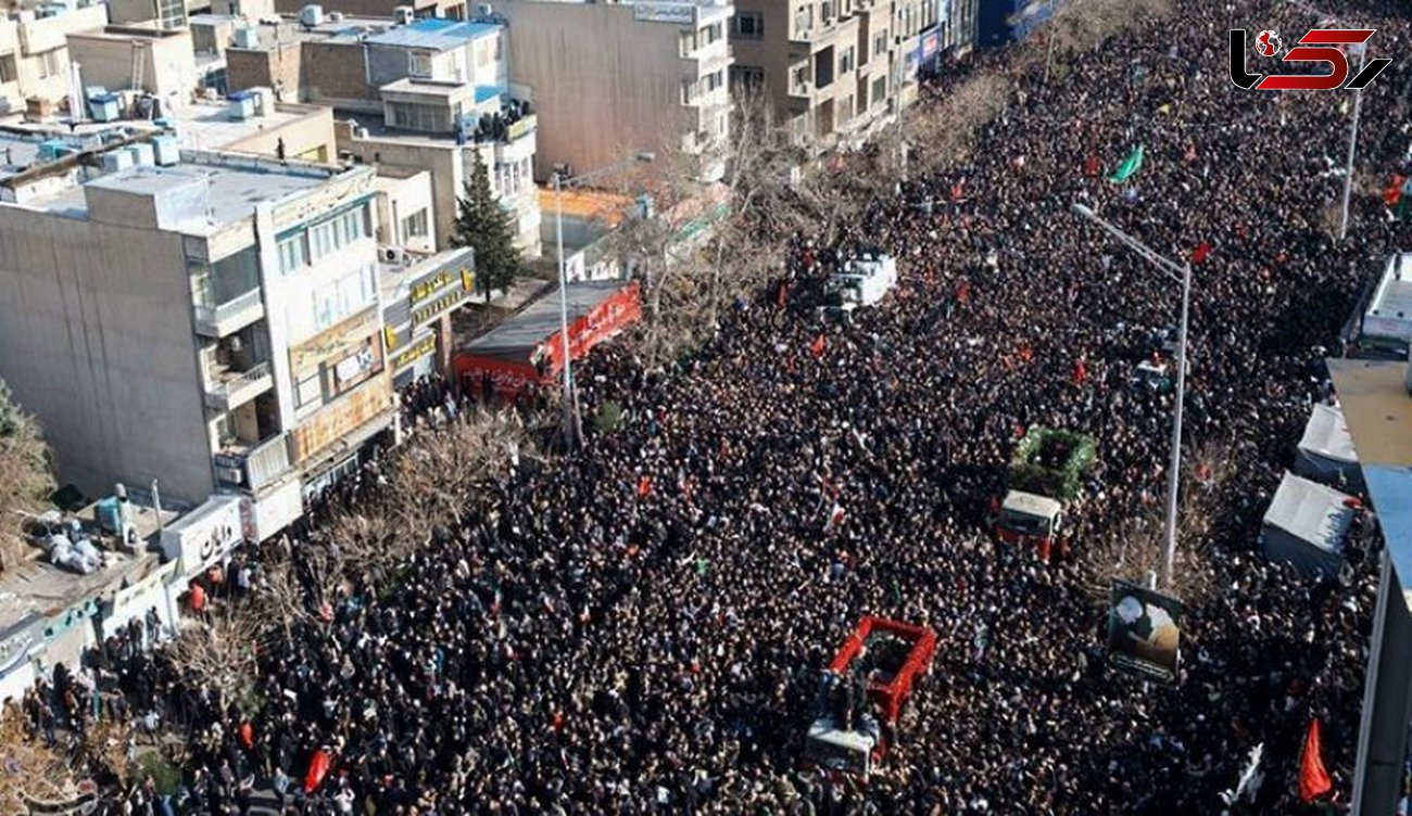  7 میلیون تهرانی در مراسم وداع و تشییع سپهبد حاج قاسم سلیمانی شرکت کردند 