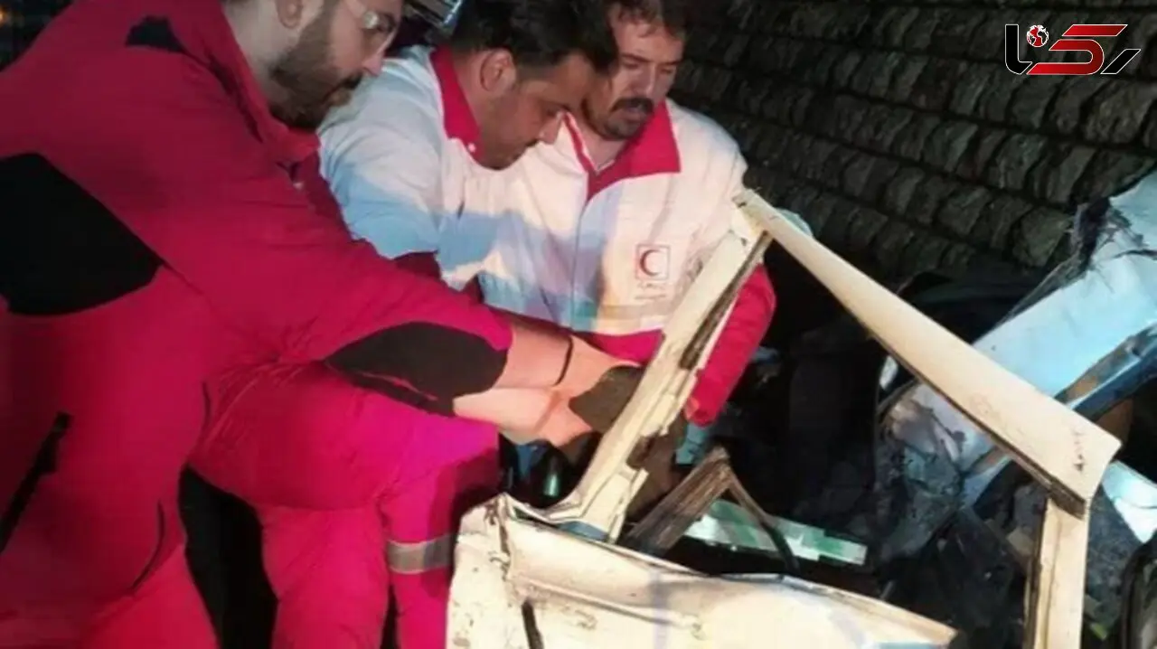 تصادف دلخراش اتوبوس و پژو در محور آشخانه به جنگل گلستان با سه کشته