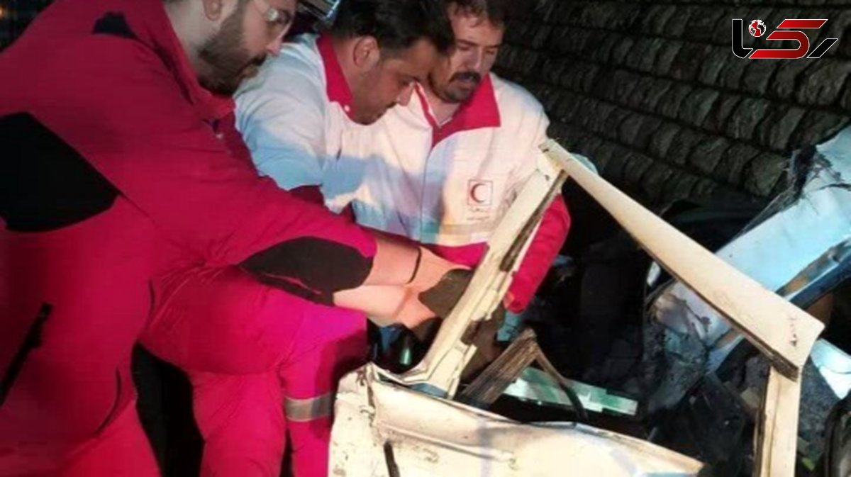  تصادف دلخراش اتوبوس و پژو در محور آشخانه به جنگل گلستان با سه کشته 