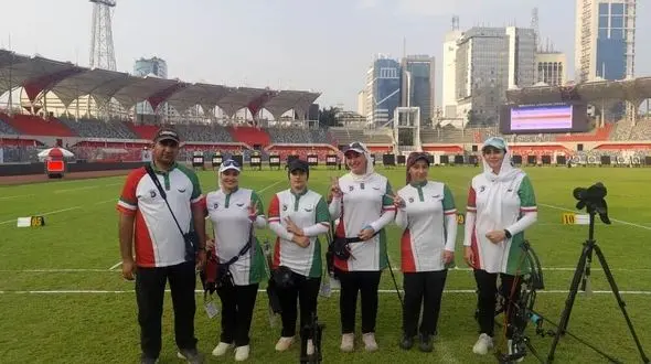 تیم کامپوند بانوان ایران سوم آسیا شد