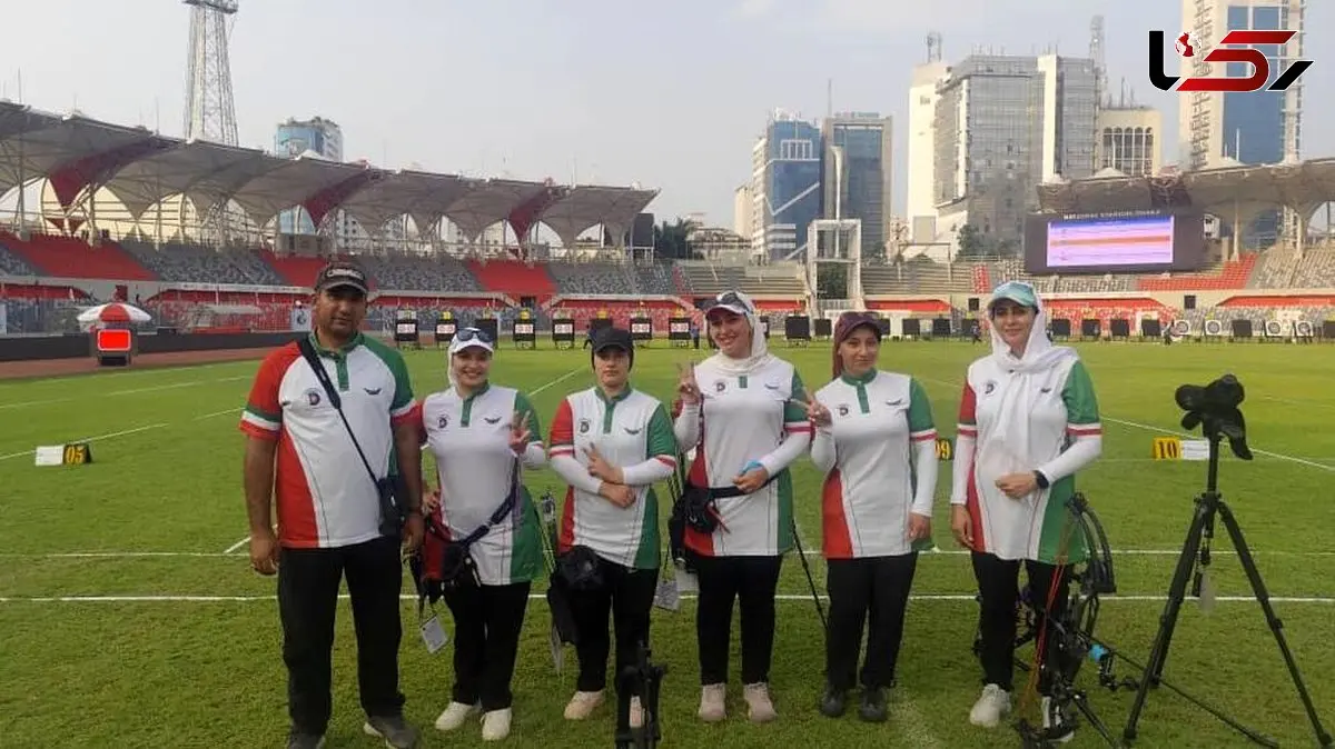 تیم کامپوند بانوان ایران سوم آسیا شد