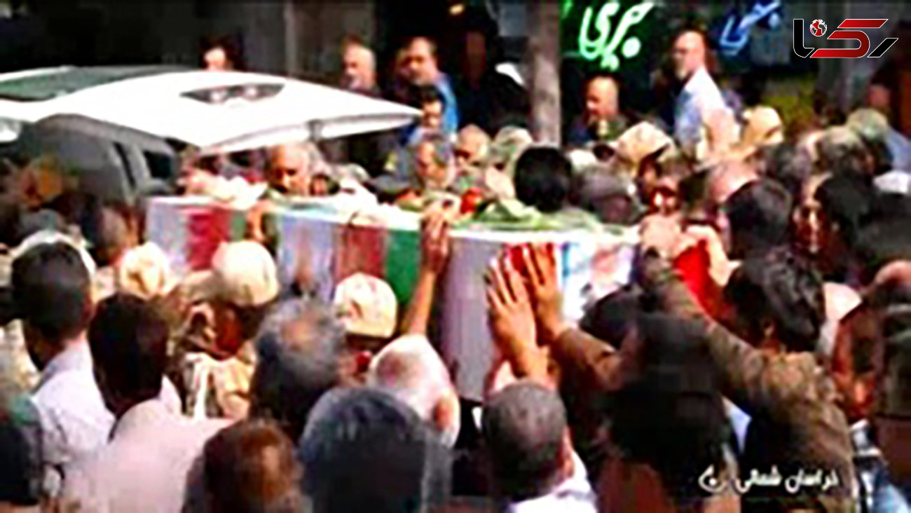 تشییع شهدای حوادث تروریستی تهران در خراسان شمالی + فیلم 