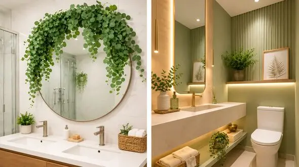 تزئین سرویس بهداشتی با گل طبیعی؛ راهی ساده برای ایجاد فضایی دلنشین و آرامش‌ بخش